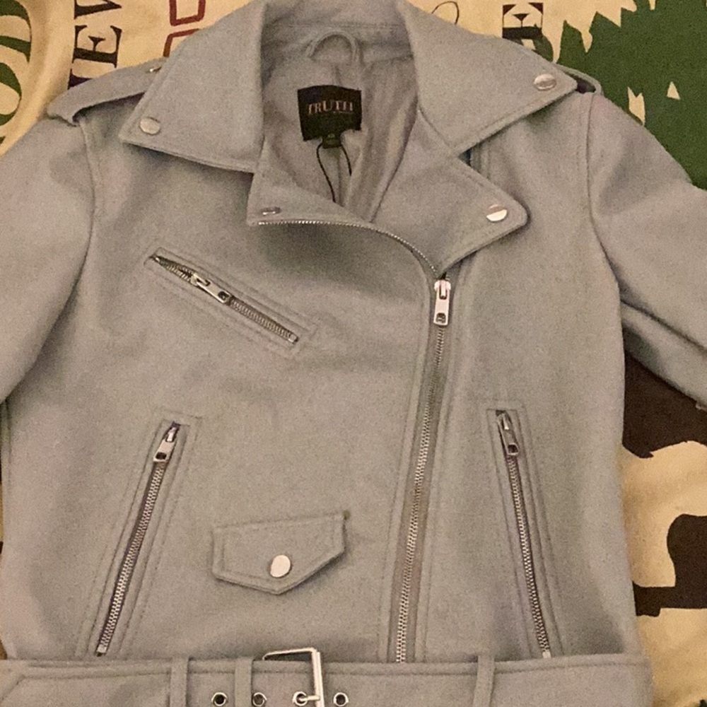 Truth by Republic faux leather jacket XS